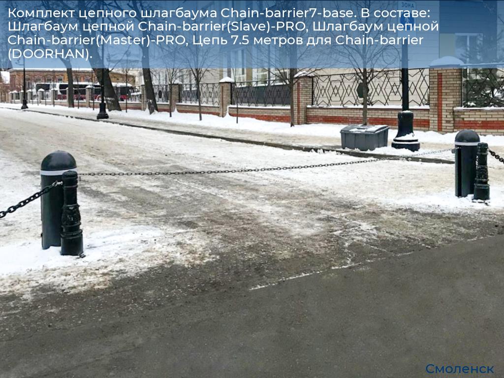 Комплект цепного шлагбаума Chain-barrier7-base. В составе: Шлагбаум цепной Chain-barrier(Slave)-PRO, Шлагбаум цепной Chain-barrier(Master)-PRO, Цепь 7.5 метров для Chain-barrier (DOORHAN)., smolensk.doorhan.ru